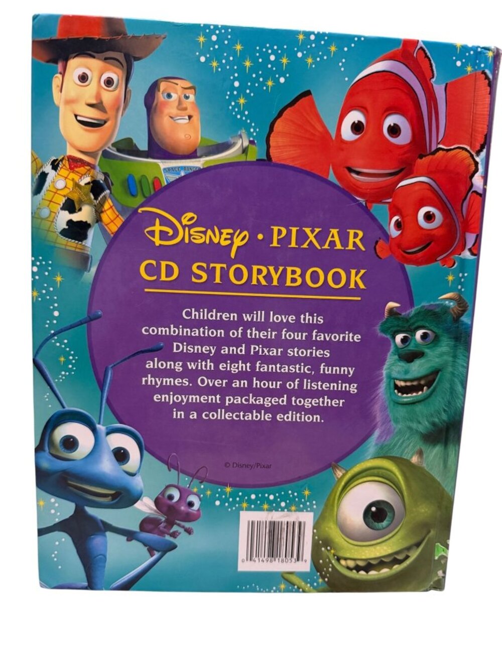 Disney Pixar CD Storybook Toy Story Finding Nemo A Bugs Life Monsters Inc. - Picture 2 of 7